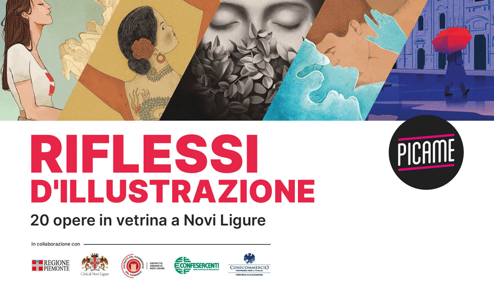 “Riflessi d’Illustrazione”: 20 opere di illustratori italiani?in vetrina a Novi Ligure